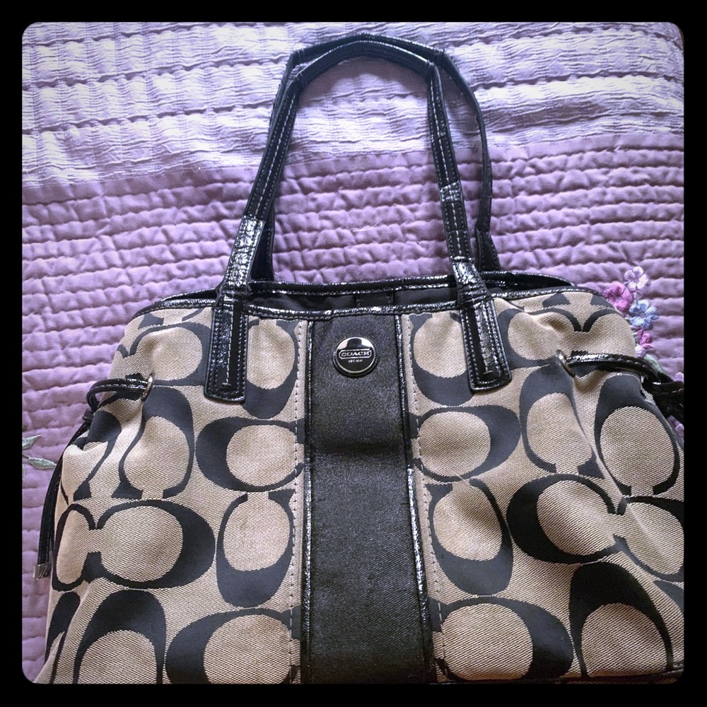 Coach Large Black and grey